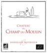 Château du Champ du Moulin - Château du Champ du Moulin Bordeaux supérieur – - Rouge - 2018