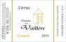Domaine de la Vaillere  - Cirrus - 100% cinsault - Rouge - 2019