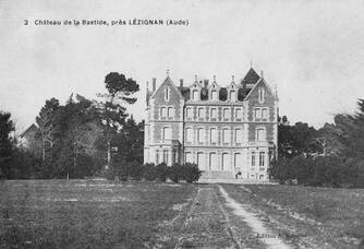 Photo d'époque du Château la Bastide